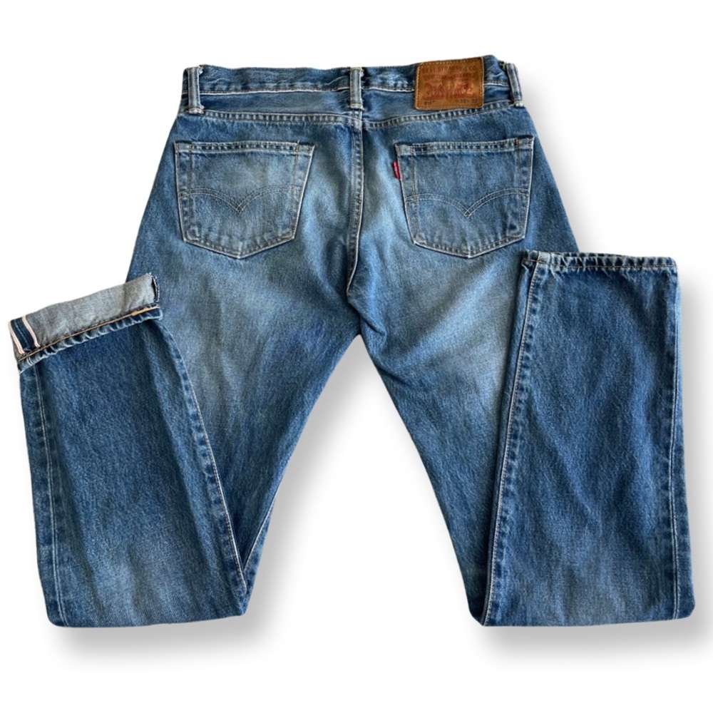 Levi’s 511 Men’s White Oak Selvedge Red Line Cone Denim Jeans